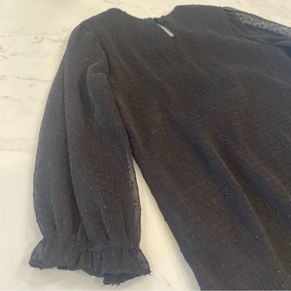 Adrianna Papell black textured blouse - Picture 9 of 16